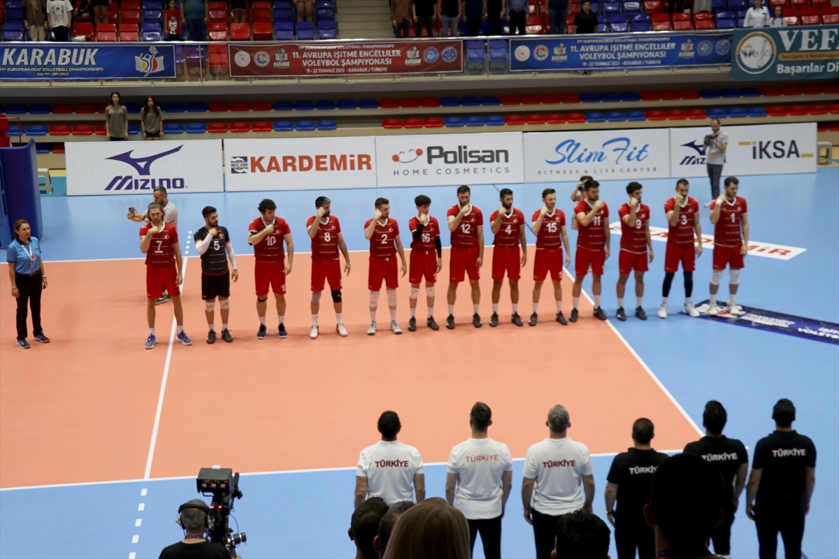 Türkiye Erkek Milli Takımı, Avrupa İşitme Engelliler Voleybol Şampiyonası\'nda finale yükseldi
