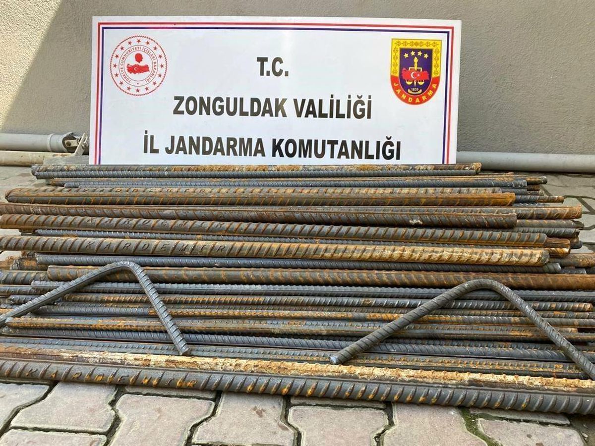 Zonguldak\'ta demir hırsızlığı yapan 5 şüpheli yakalandı