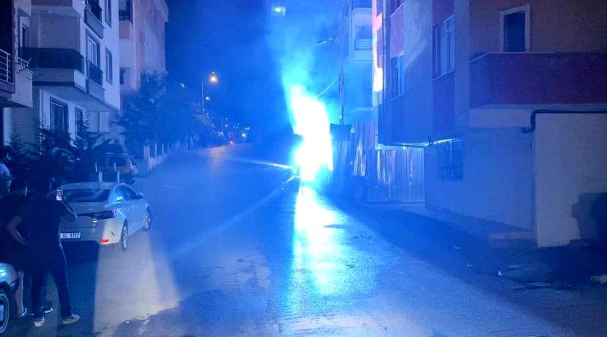 Maltepe\'de İnşaat Halindeki Binada Elektrik Panosu Patladı