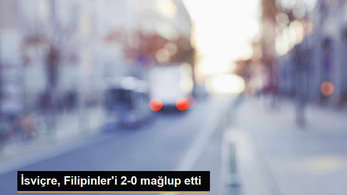 Kadınlar 2023 Dünya Kupası\'nda İsviçre, Filipinler\'i 2-0 yendi