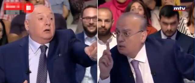 Lübnan'da Televizyon Programında Tartışma Kavgaya Dönüştü Lübnan'da Televizyon Programında Tartışma Kavgaya Dönüştü