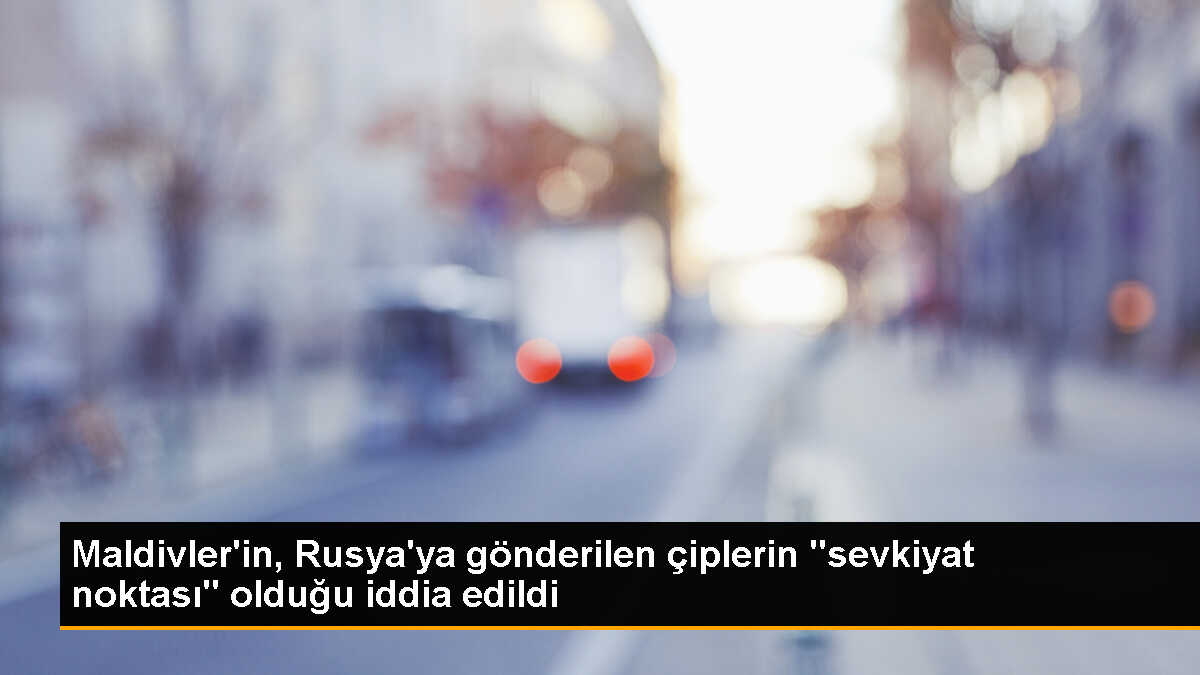 Maldivler, Rusya\'ya yönelik yaptırımları delmek için kullanıldı iddiası