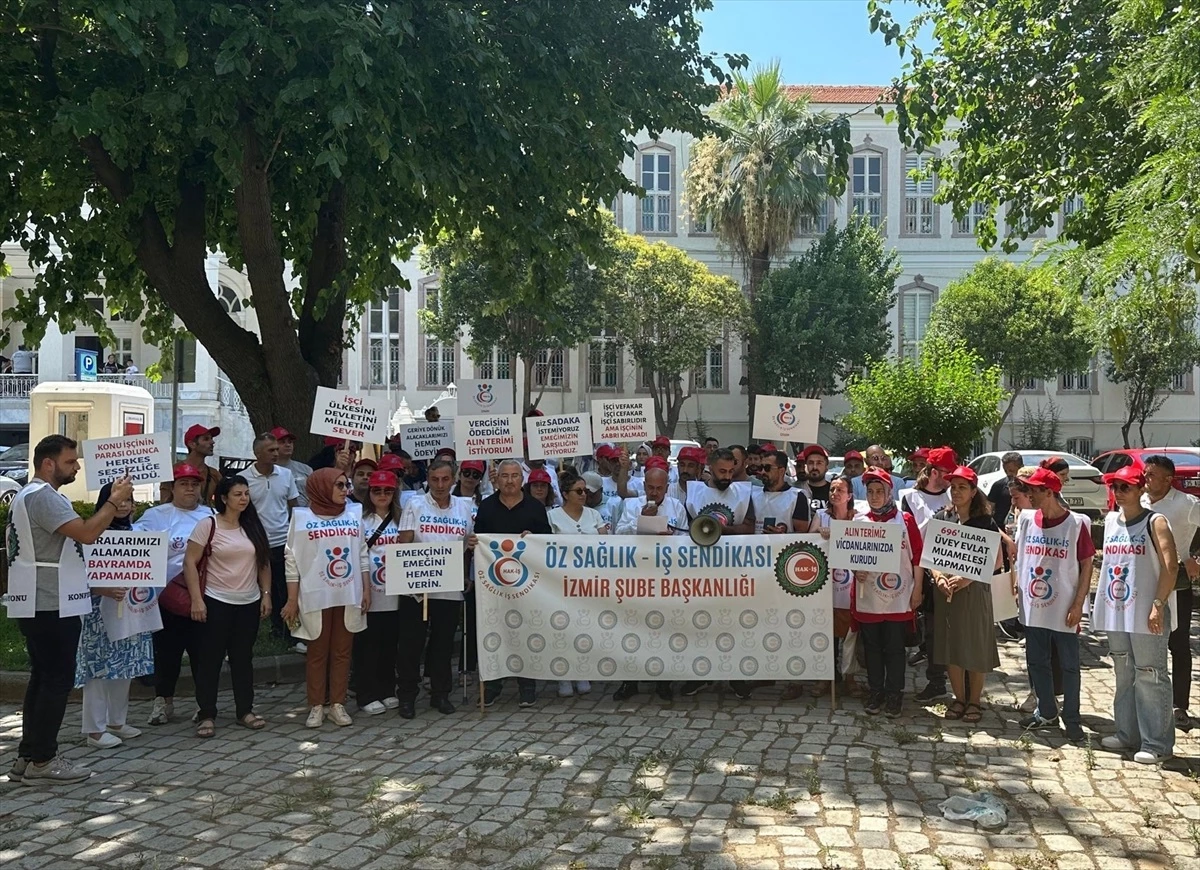 Öz Sağlık-İş Sendikası Üyeleri Geriye Dönük Alacaklarını İstiyor