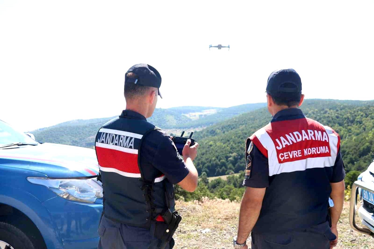 Tokat İl Jandarma Komutanlığı Orman Yangınlarına Karşı Denetim Yaptı