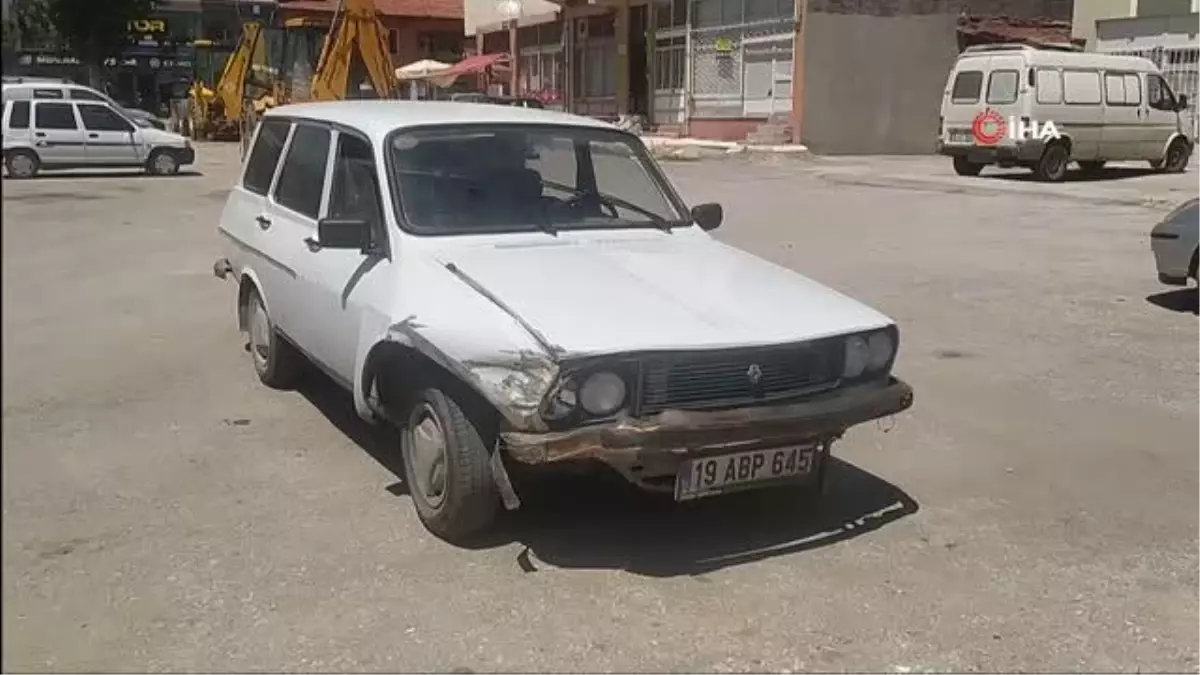 Çaldığı otomobili kaza yapınca geri getirdi