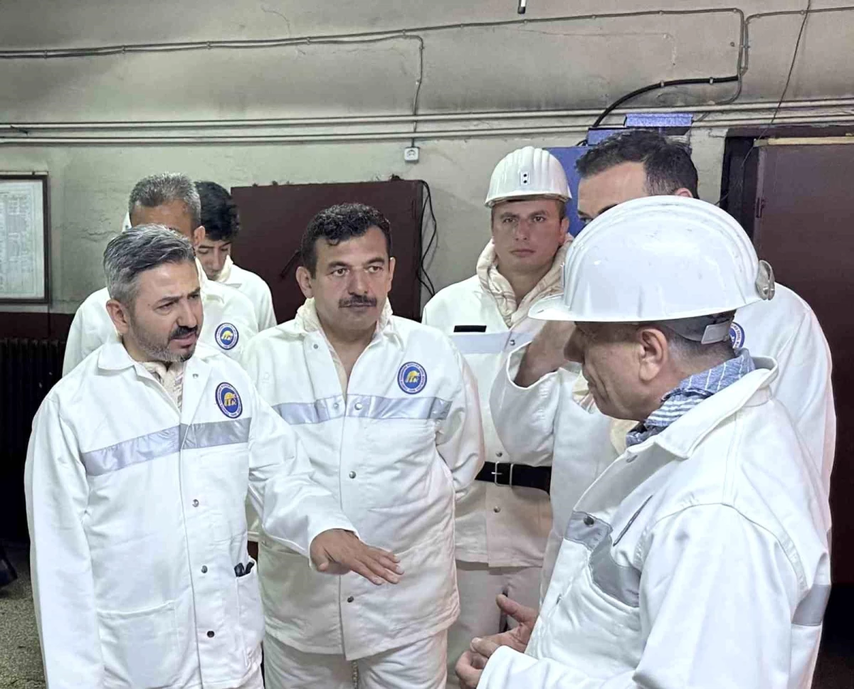 Bakan Yardımcısı Ahmet Aydın, Zonguldak\'ta maden ocağını ziyaret etti