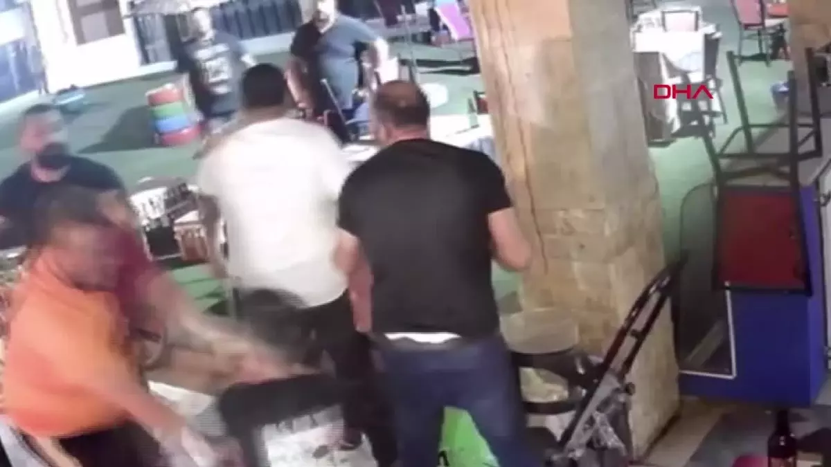 Emirdağ\'da çay bahçesinde çıkan kavga polis müdahalesiyle son buldu