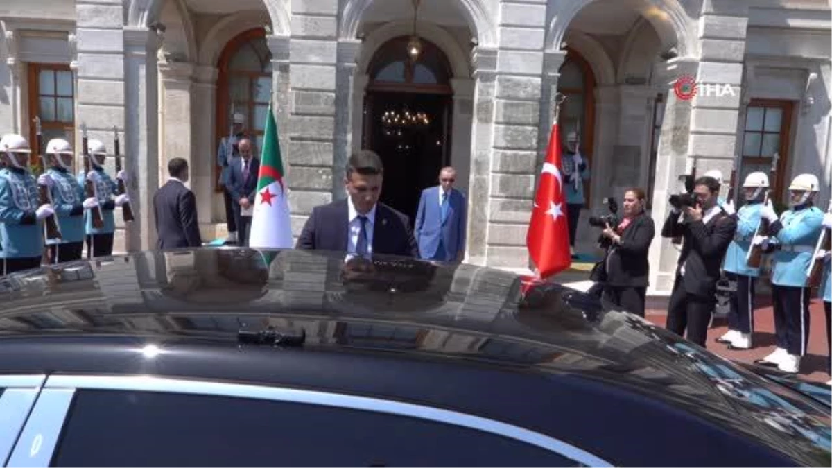 Cumhurbaşkanı Erdoğan, Cezayir Cumhurbaşkanı Abdülmecid Tebbun\'u kabul etti