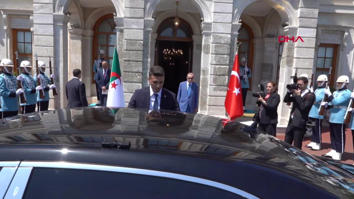 Cumhurbaşkanı Erdoğan, Cezayir Cumhurbaşkanı Tebbun\'u kabul etti