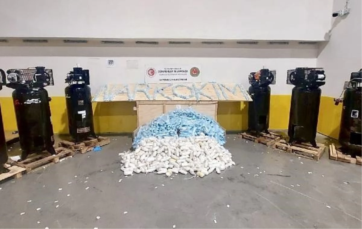 İstanbul Havalimanı\'nda 427 kilogram metamfetamin ele geçirildi