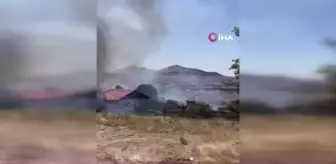 Başkentte korkutan yangın: 40 dönüm ekin yandı