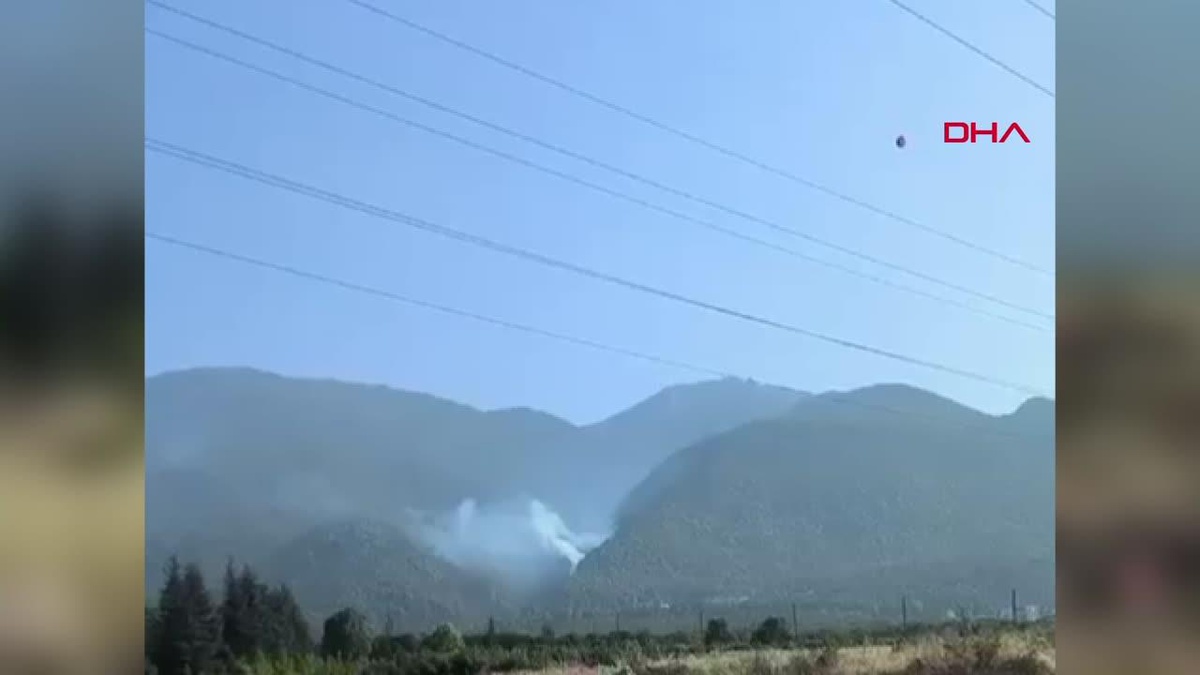 Uludağ eteklerinde orman yangını çıktı
