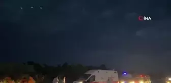 Edirne'de otomobil şarampole girdi: 2 yaralı