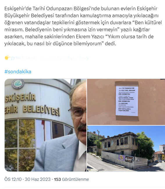 Eskişehir Büyükşehir Belediyesi'yle ilgili bomba iddia! Kamulaştırma kararıyla insanların evleri zorla elinden alınıyor Eskişehir Büyükşehir Belediyesi'yle ilgili bomba iddia! Kamulaştırma kararıyla insanların evleri zorla elinden alınıyor