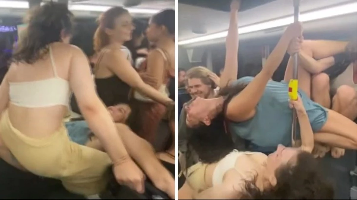 İETT otobüsünde dans eden grubun o anları kameraya yansıdı