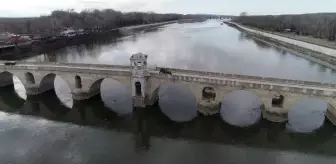 Meriç Nehri, son 5 yılın en düşük seviyesinde akıyor