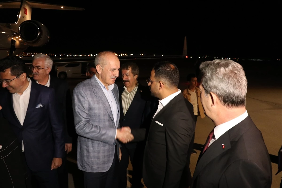 TBMM Başkanı Numan Kurtulmuş Erzurum\'a geldi