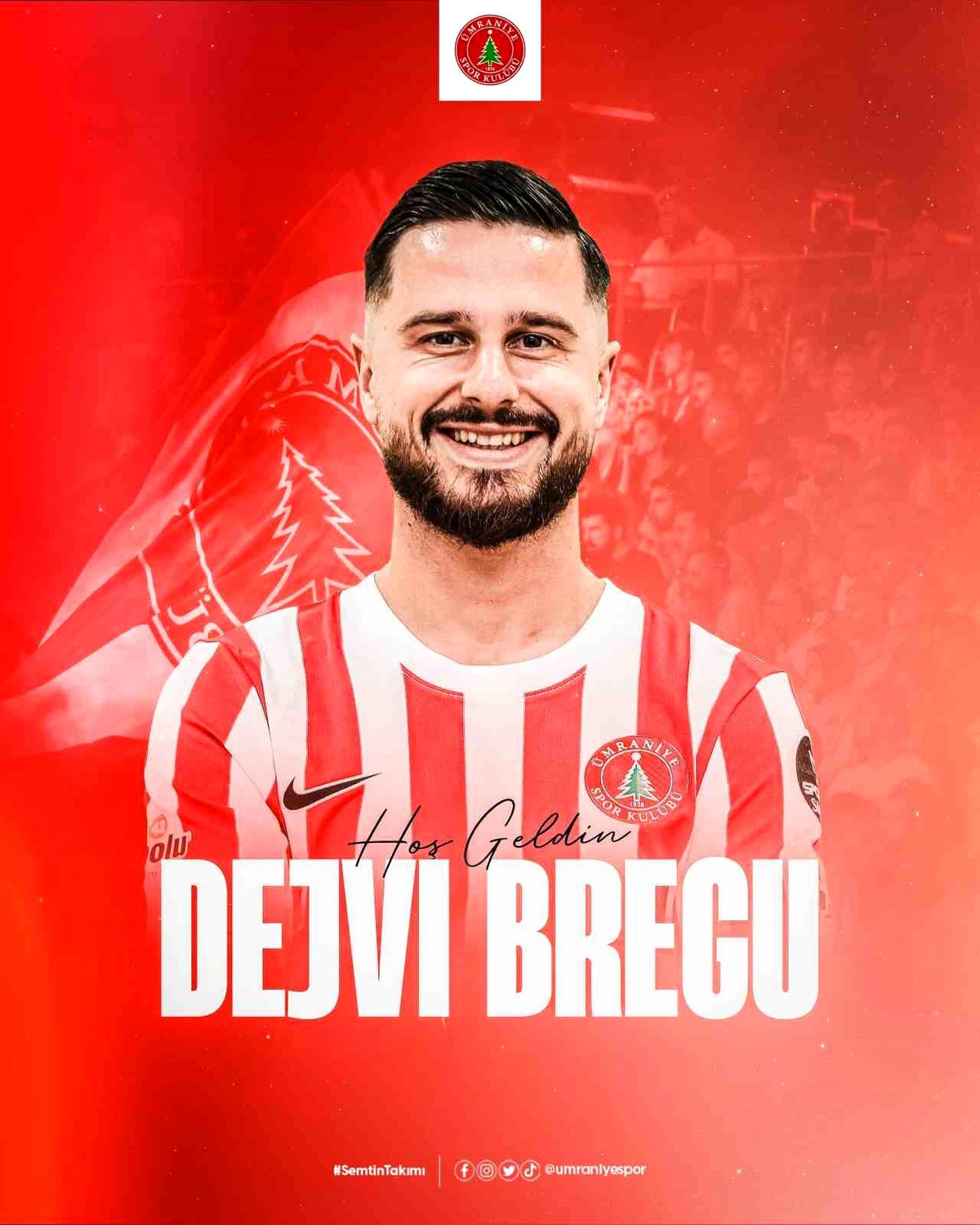 Ümraniyespor, Dejvi Bregu\'yu kadrosuna kattı