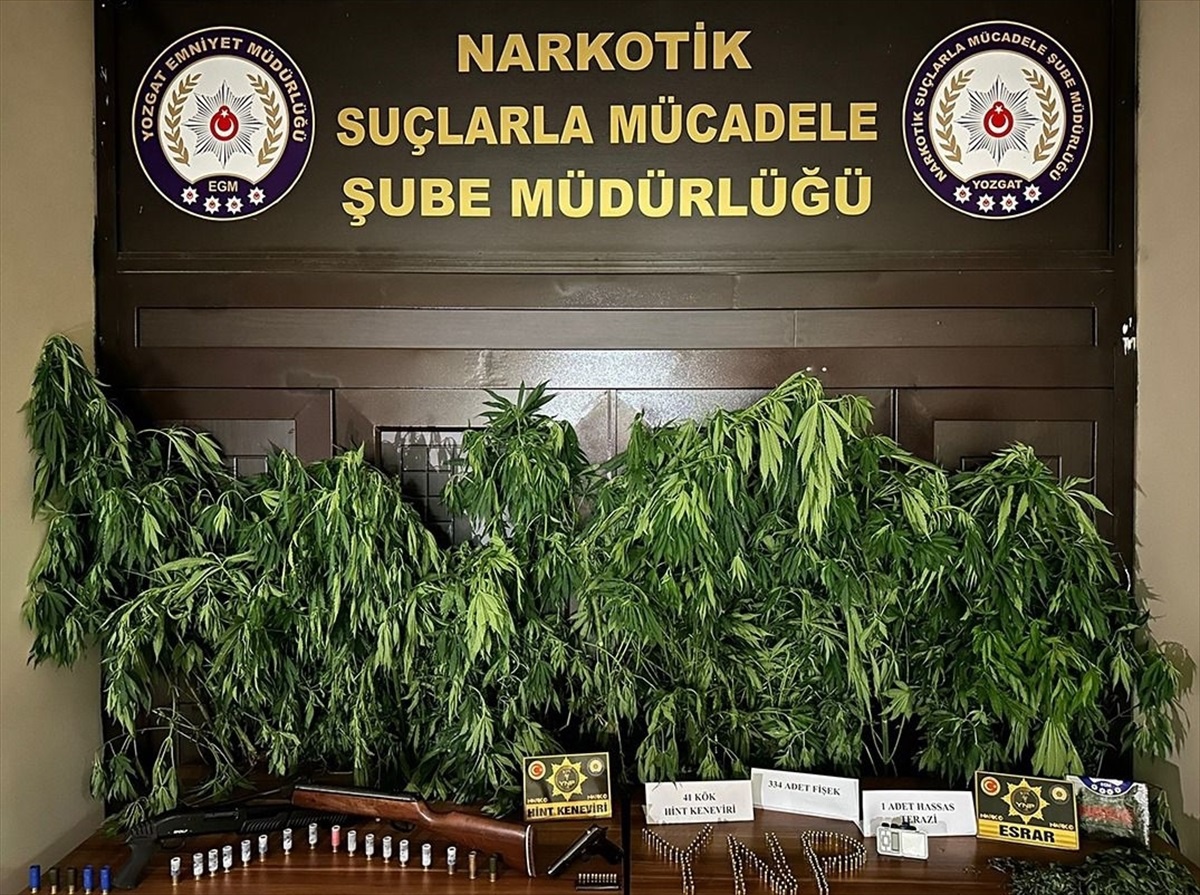 Yozgat\'ta Uyuşturucu İmalatı Yapan Zanlı Tutuklandı
