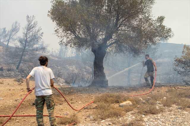 Rodos yangınında 7. gün! 19 bin kişi tahliye edildi, insanlara parasıyla bilet satılması pes dedirtti