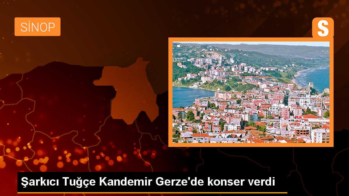 Tuğçe Kandemir, Gerze Kültür ve Sanat Festivalinde Sahne Aldı