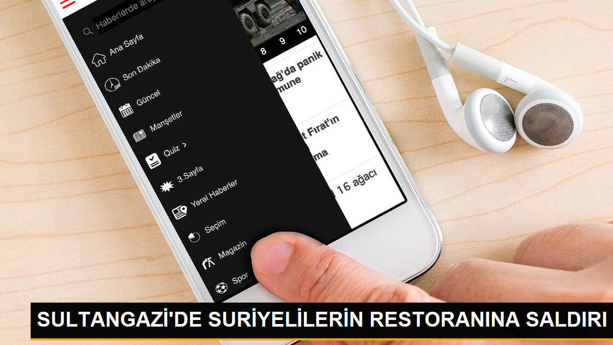 Sultangazi\'de Suriyelilere ait restorana saldırı