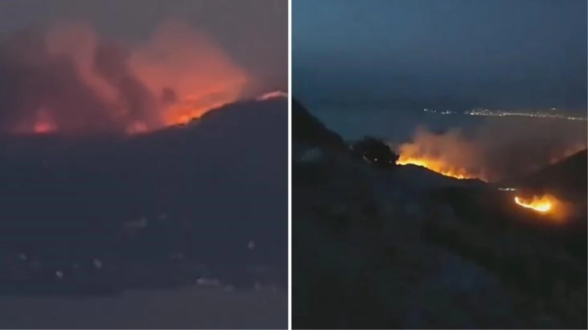 Korfu Adası yangınlara teslim oldu! Alevler yerleşim yerlerine kadar sıçradı