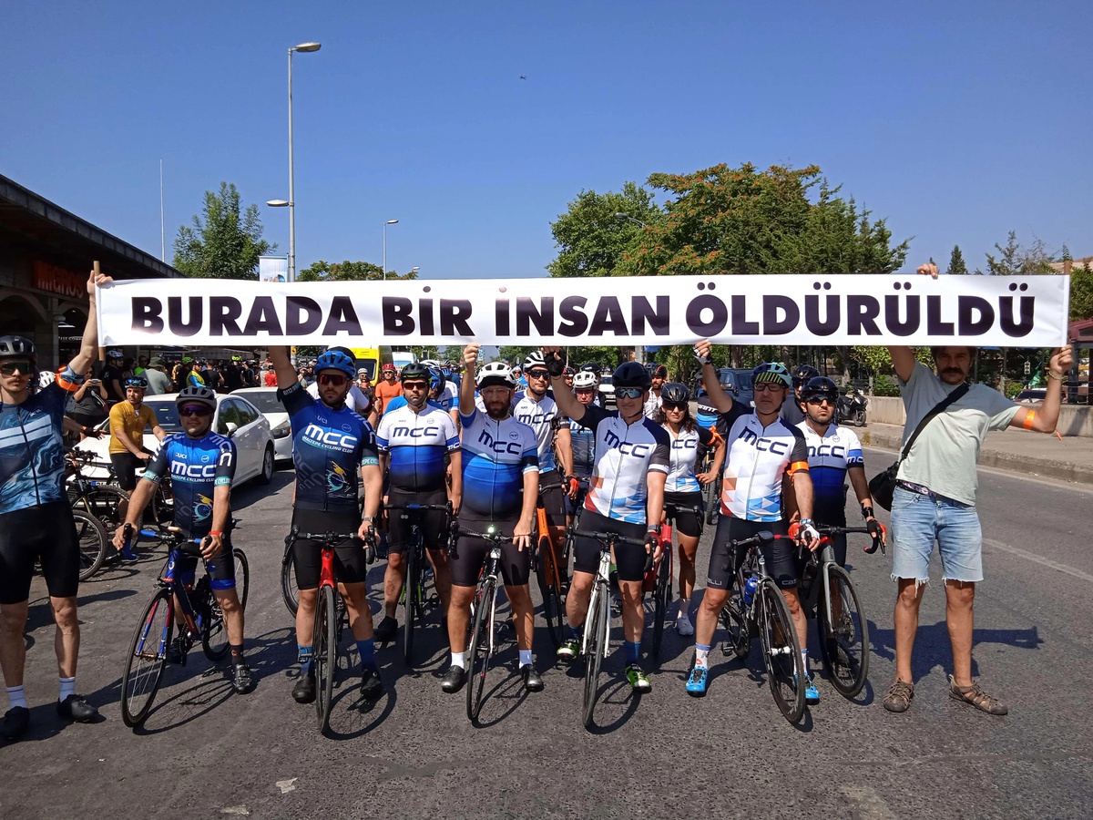 Bisikletli Doğanay Güzelgün için anma sürüşü düzenlendi
