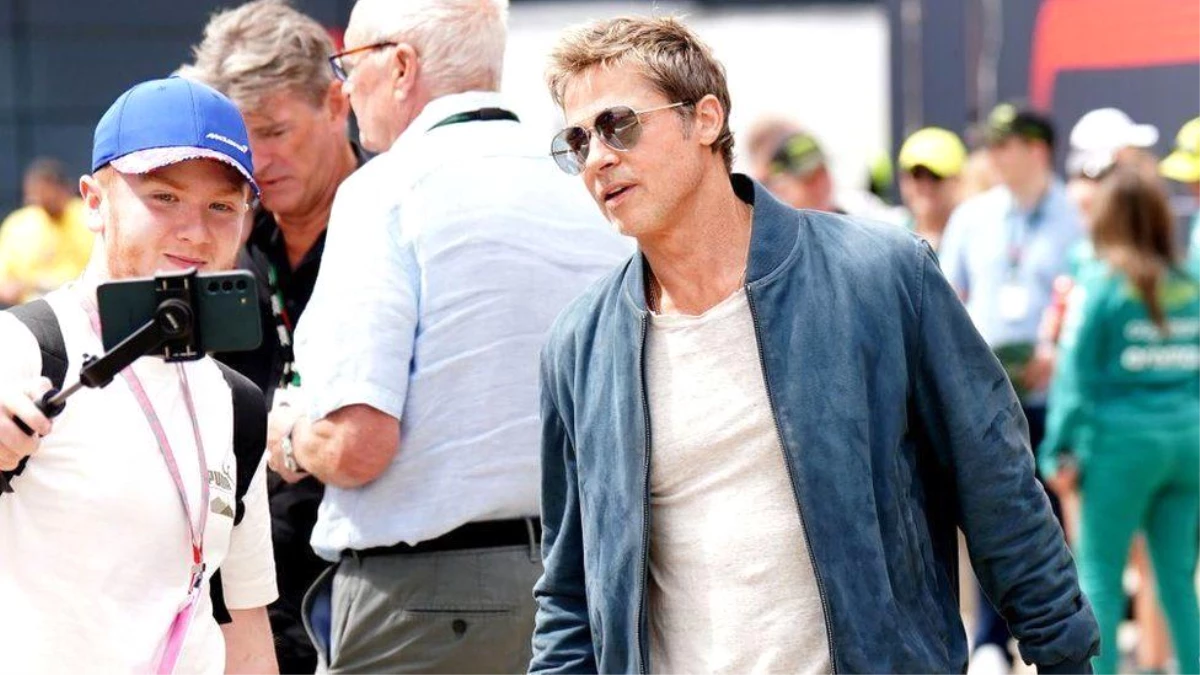 Brad Pitt, İngiltere\'deki F1 Grand Prix\'inde pistte olacak