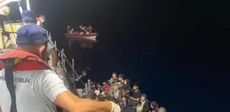 Ayvacık'ta 38 kaçak göçmen yakalandı