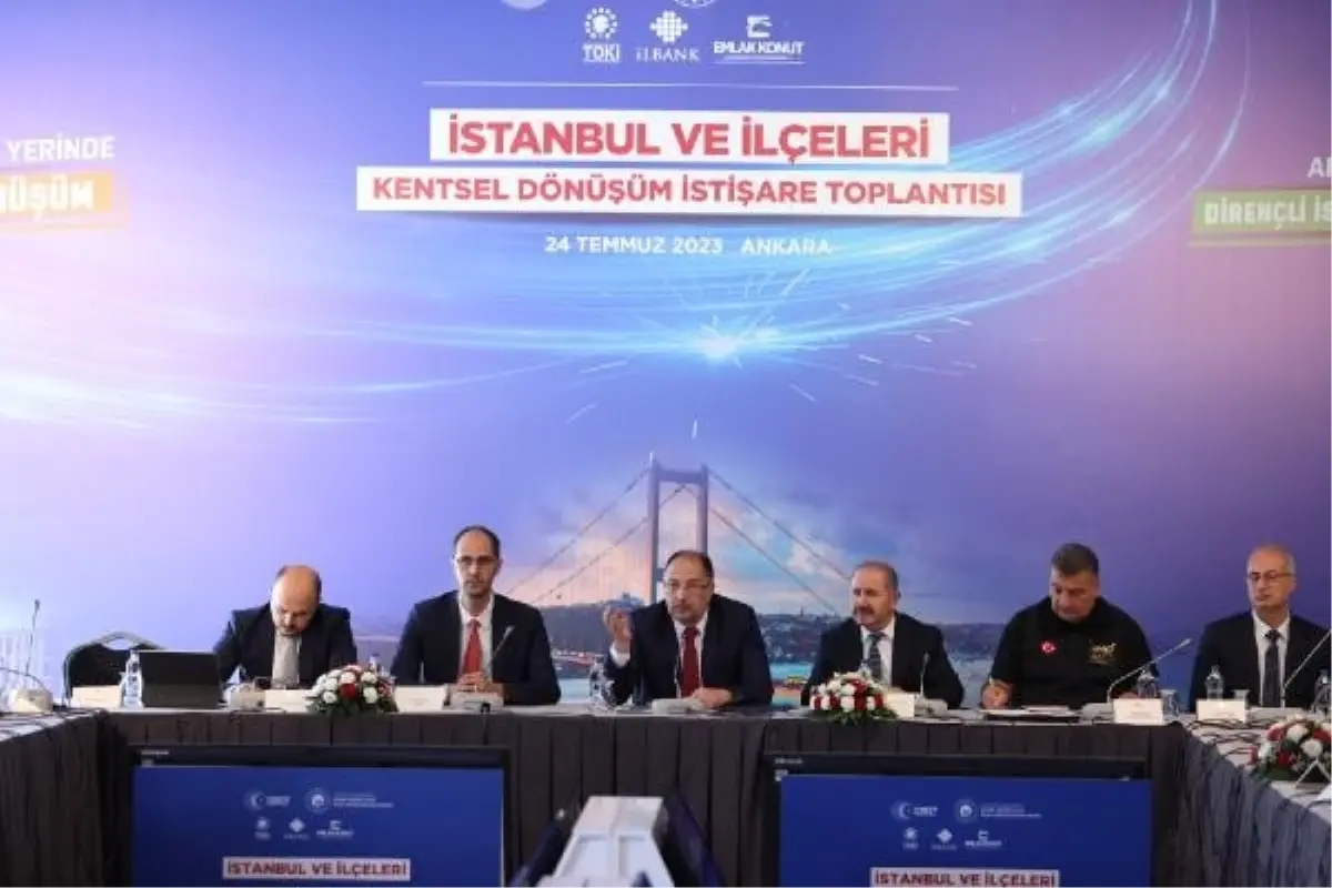 İstanbul'un kentsel dönüşümü için ilk istişare toplantısı gerçekleştirildi
