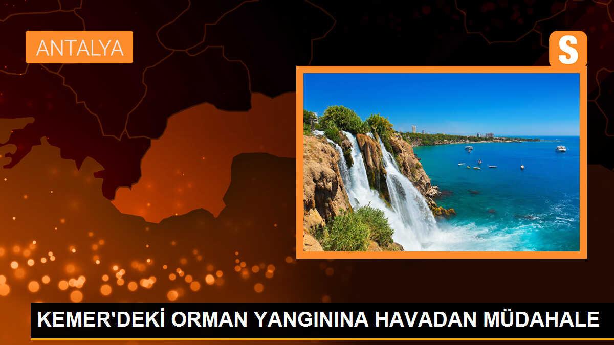 Antalya\'da Orman Yangınına Havadan Müdahale Başladı
