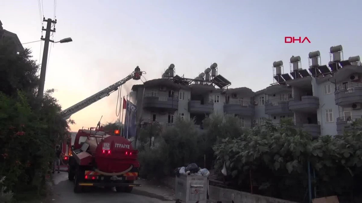 Manavgat\'ta Otel Personel Lojmanında Yangın Çıktı