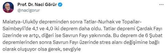 Naci Görür, Adana'daki depremin ardından Savrun fayını işaret etti: Stres alanlarında değişim var