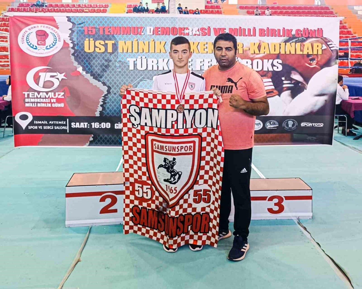 Samsunspor Kulübü Sporcusu Yaser Aydın Türkiye 3.\'sü oldu