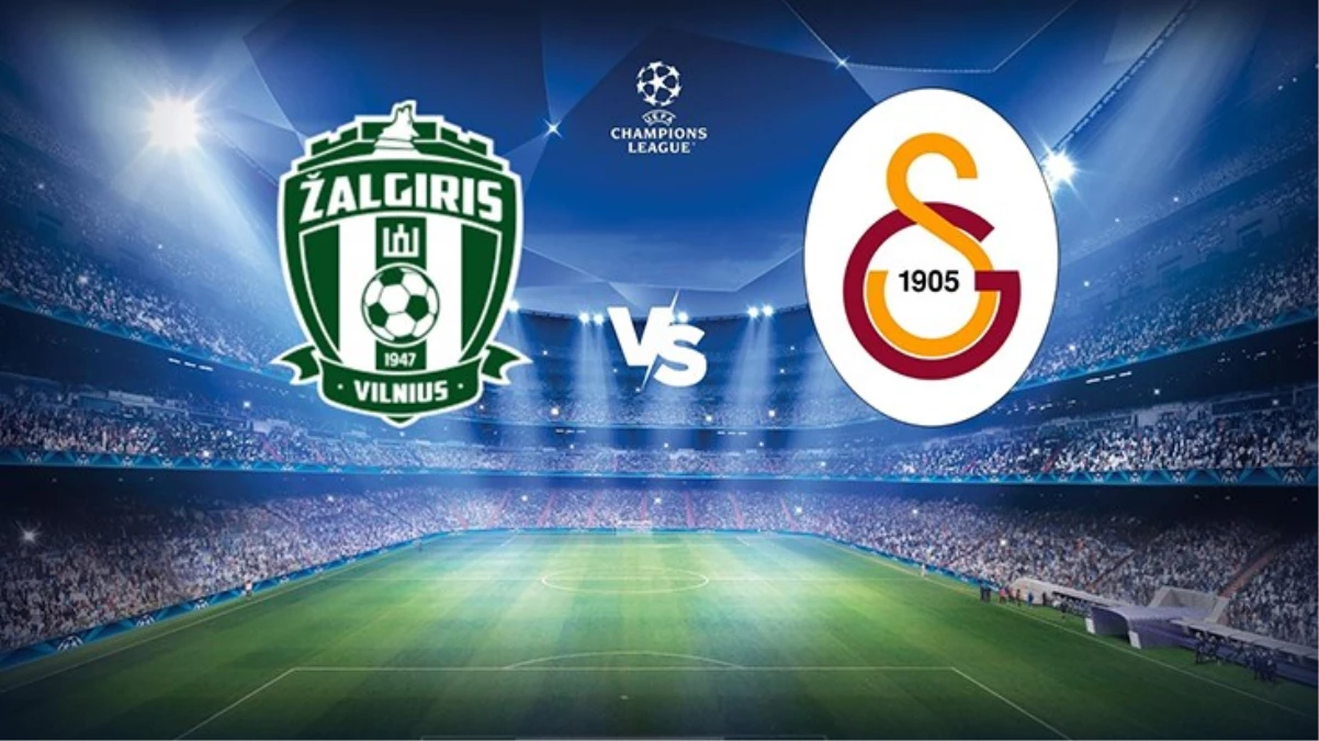 Zalgiris Vilnius-Galatasaray maçında ilk 11\'ler belli oldu.