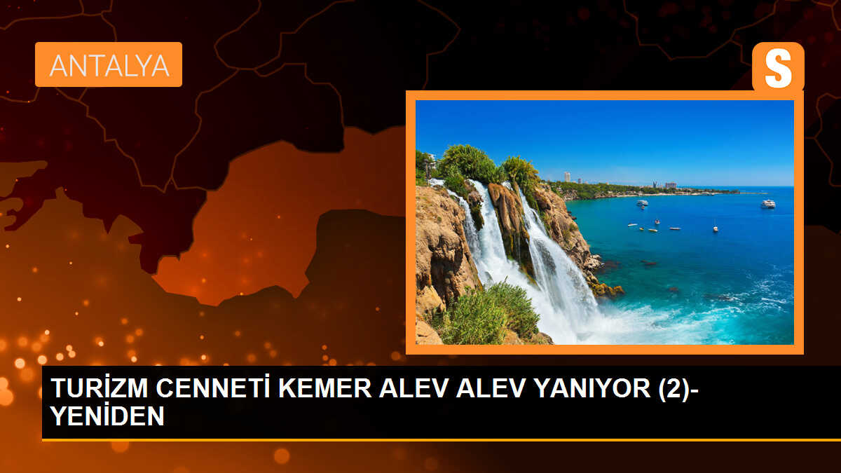 Kemer\'de çıkan orman yangınında hastane ve yerleşim yerleri tahliye edildi