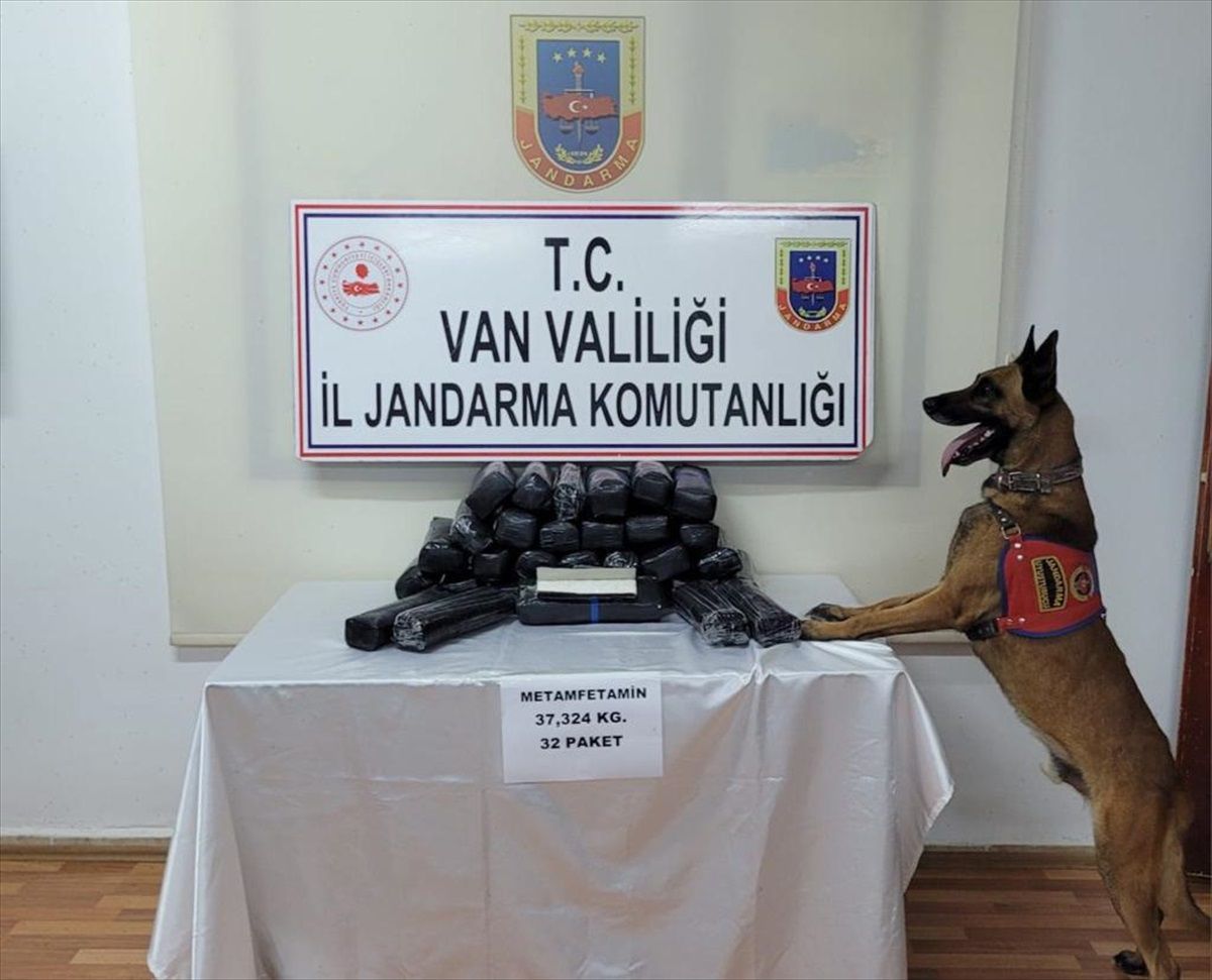 Van\'da 37 Kilogram Uyuşturucu Ele Geçirildi