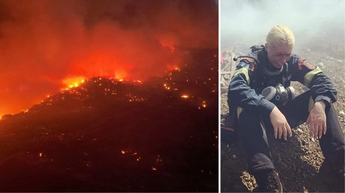 Yunanistan\'ın Rodos Adasında Yangınlar Kontrol Altına Alınamıyor! Acil Yardım Çağrısı Yapıldı