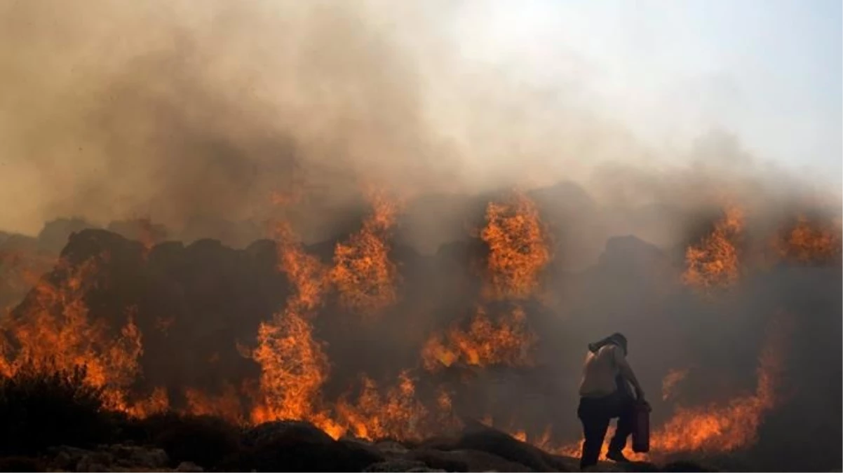 9 gündür dumanların yükseldiği Yunanistan\'ın Rodos Adası\'nda OHAL ilan edildi