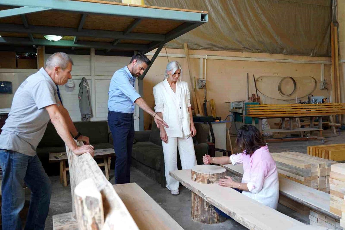 Bilecik Belediye Başkanı Atölye Çalışmalarını İnceledi