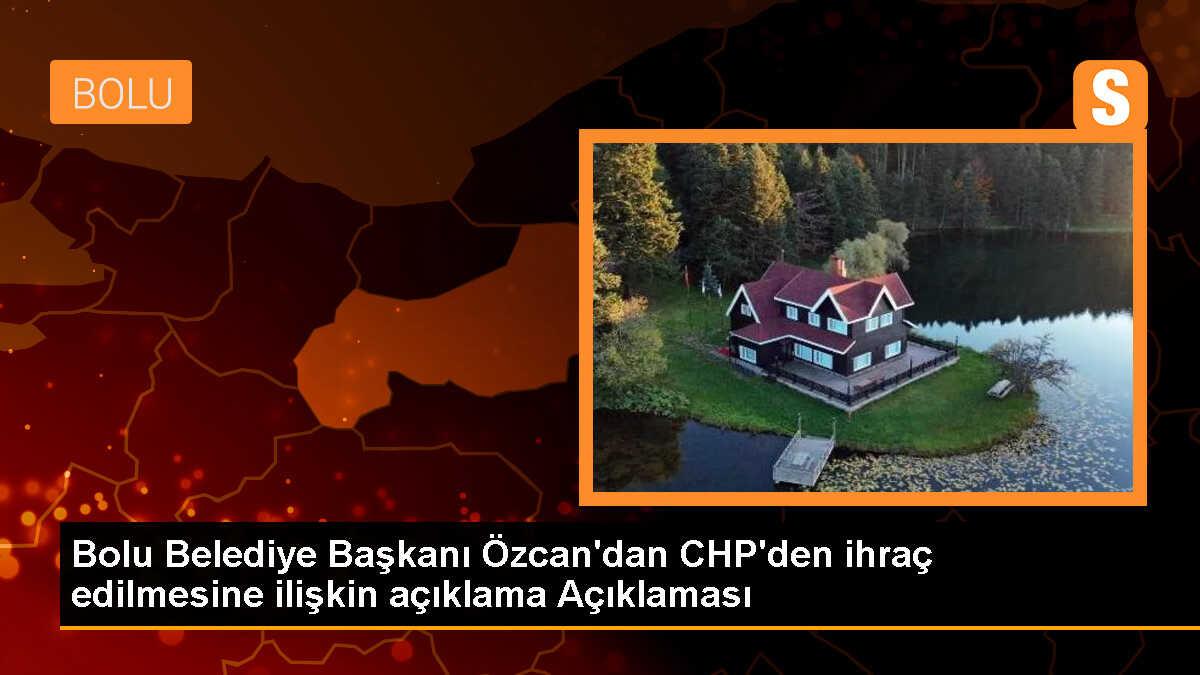 Bolu Belediye Başkanı Tanju Özcan\'a CHP\'den ihraç kararı