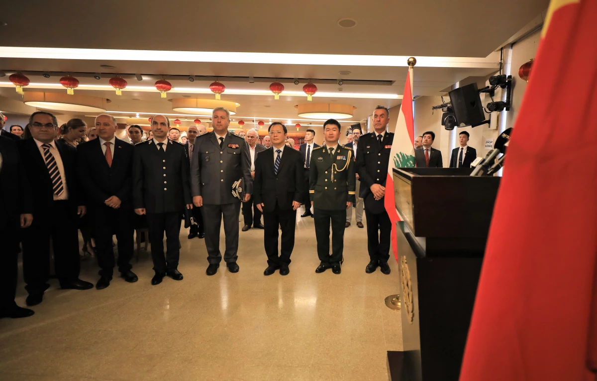 Çin\'in Lübnan Büyükelçiliği, Çin Halk Kurtuluş Ordusu\'nun 96. Kuruluş Yıl Dönümünü Kutladı