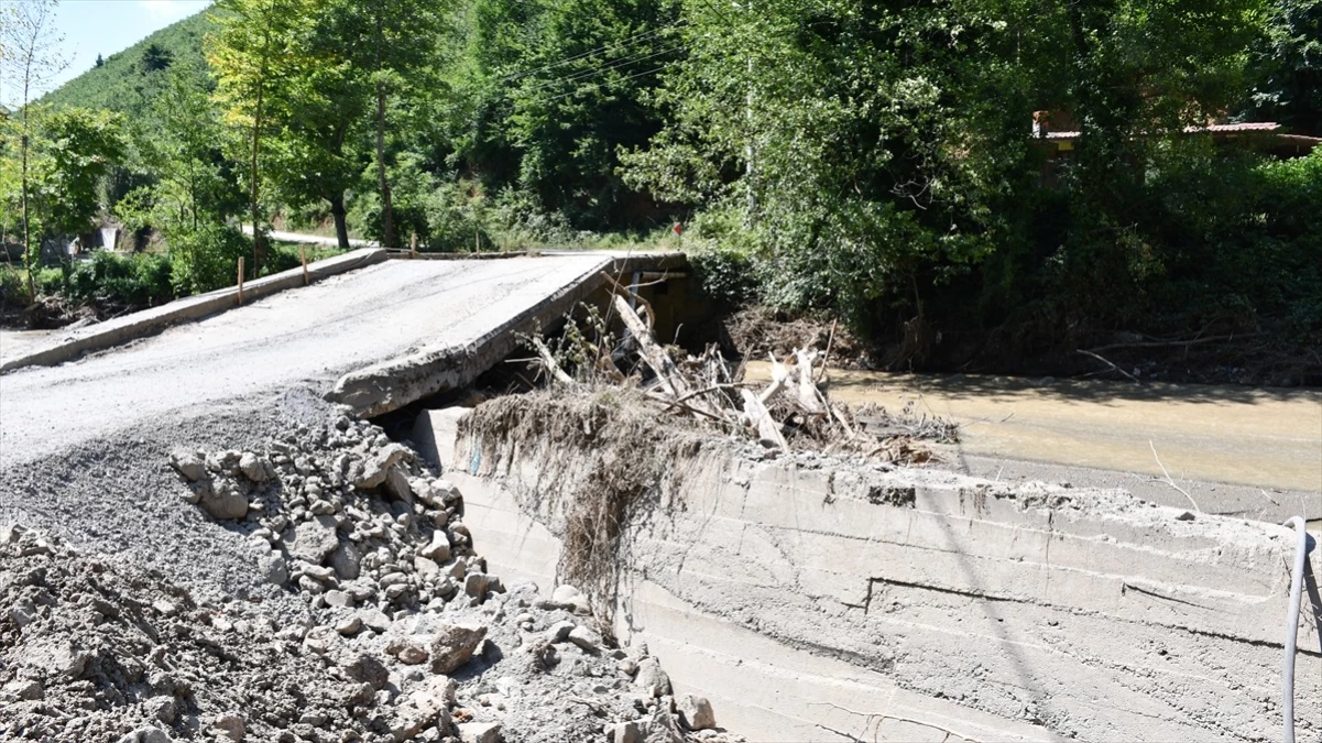 Düzce\'de sel felaketinde zarar gören köy sakinleri taşınma talebinde bulundu