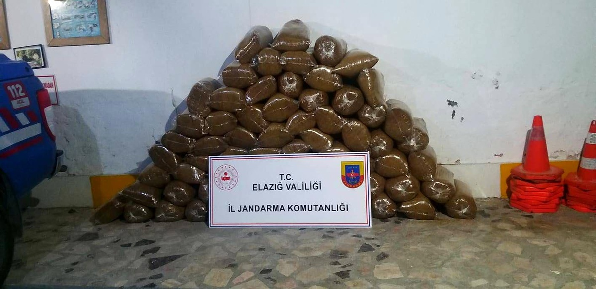 Elazığ\'da 408 kilo kaçak tütün ele geçirildi