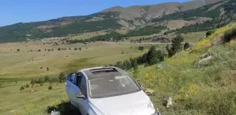 Erzincan'da otomobilin şarampole devrilmesi sonucu 5 kişi yaralandı