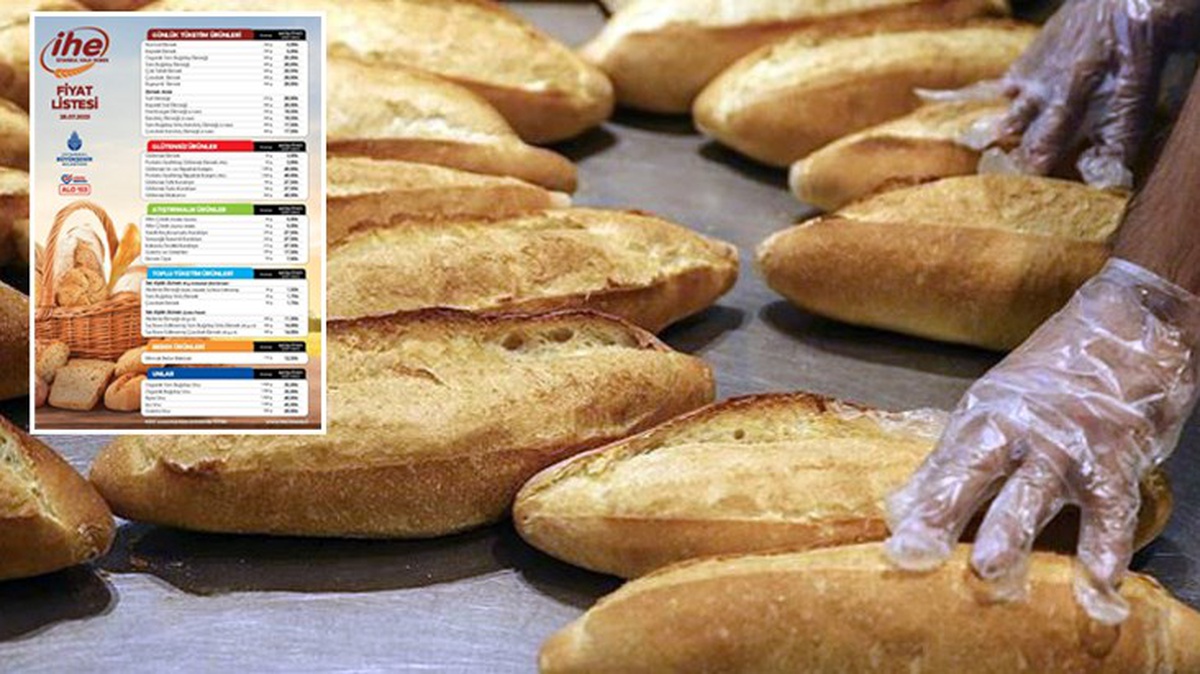 İstanbul\'da Halk Ekmek fiyatlarına zam geldi! İşte yeni tarife