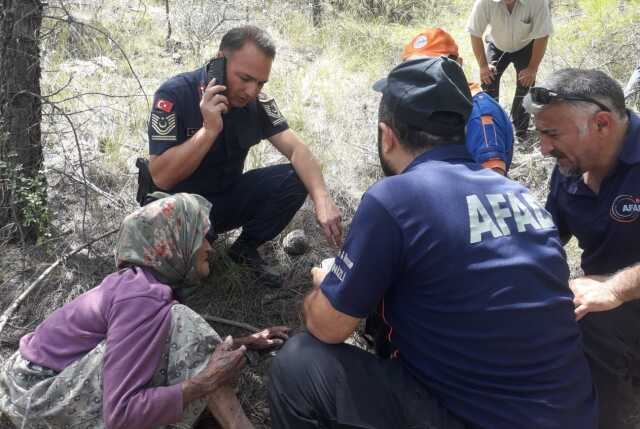 Kayıp olarak aranan 105 yaşındaki kadın 28 saat sonra bulundu