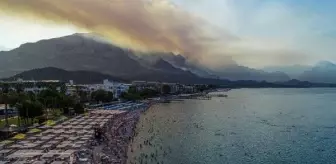 Kemer'de Orman Yangını: Gökyüzünü Saran Duman Yürek Burktu