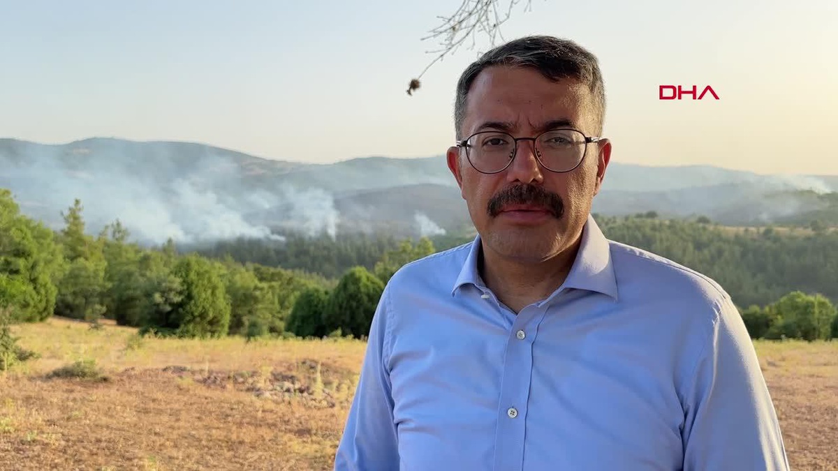 Kütahya\'da Orman Yangını: 7 Saattir Devam Ediyor